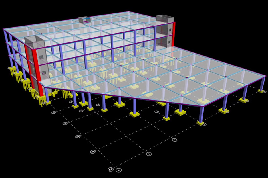 Computer model of a new Georgia Tech Police Department facility.