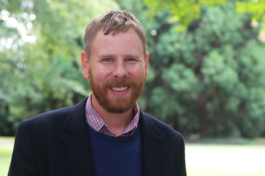 Assistant Professor Joe Brown has won an Early Career Development Award from the National Science Foundation. These so-called CAREER grants recognize promising young faculty with funds to help them establish the research director of their careers. (Photo: Jess Hunt-Ralston)