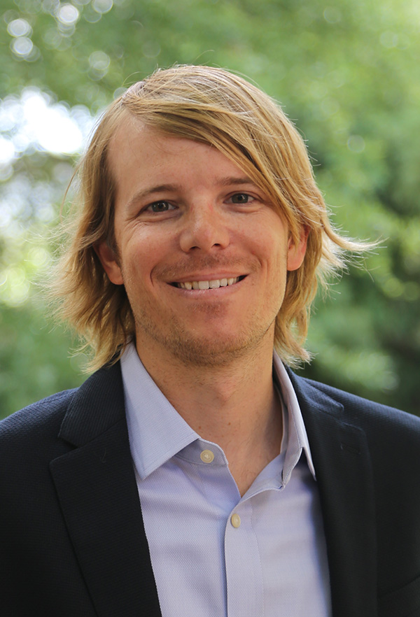 Ph.D. student Aaron Bivins, one of the School's 2018-2019 Future Faculty Fellows. (Photo: Jess Hunt-Ralston)