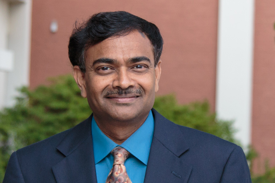 Srinivas Peeta, the new Frederick R. Dickerson Chair in the School of CIvil and Environmental Engineering. (Photo Luke Xinjing Xu)