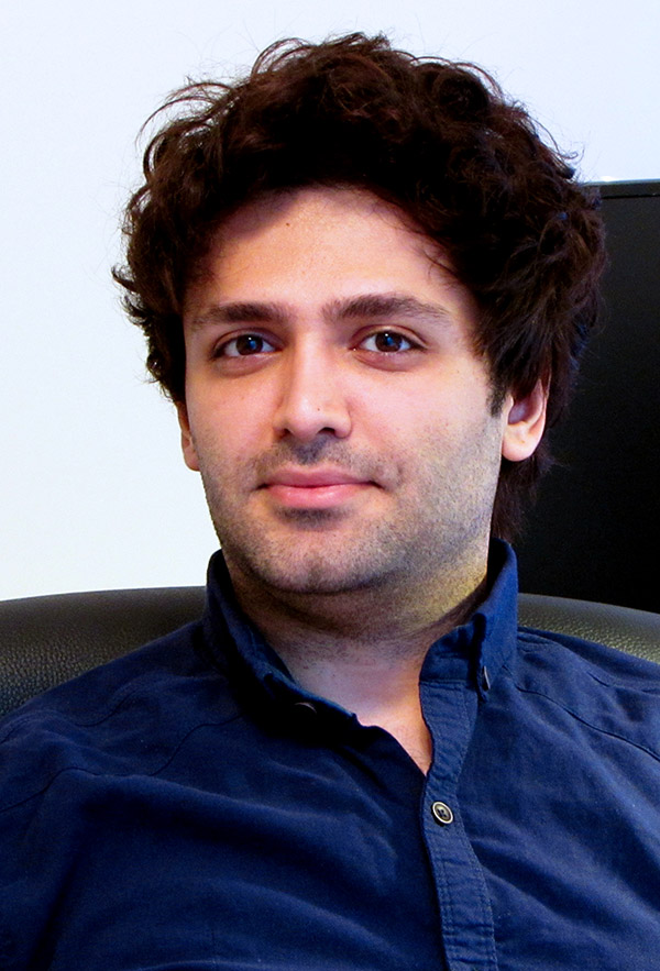 Ph.D. student Shahrokh Shahi