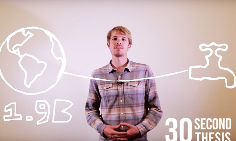 Aaron Bivins explains his Ph.D. research as part of the School of Civil and Environmental Engineering's new video series, "30 Second Thesis."