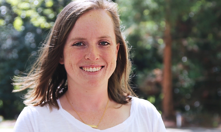 Ph.D. student April Gadsby. (Photo: Jess Hunt-Ralston)