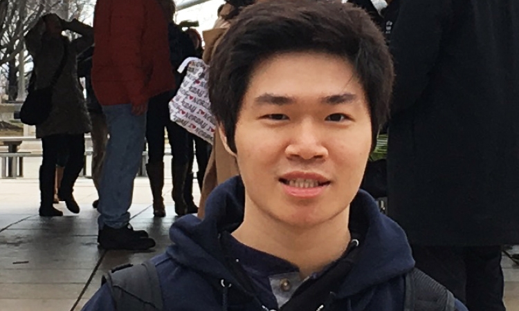 Fourth-year civil engineering student Lin Htet Kyaw, who has won a national scholarship from Chi Epsilon.