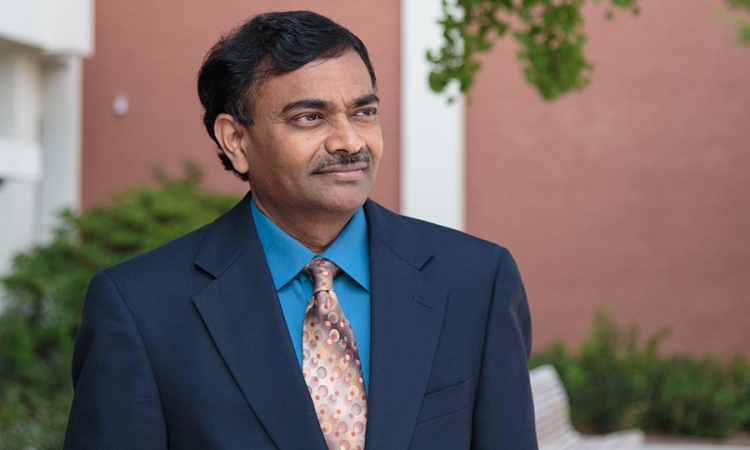 Srinivas Peeta, the Frederick R. Dickerson Chair in the School of Civil and Environmental Engineering. (Photo: Luke Xinjing Xu)