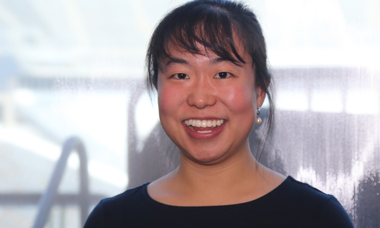 Assistant Professor Iris Tien, who was one of 30 engineers from the United States invited to the Japan-America Frontiers of Engineering symposium organized by the National Academy of Engineering and its Japanese counterpart. (Photo: Jess Hunt-Ralston)