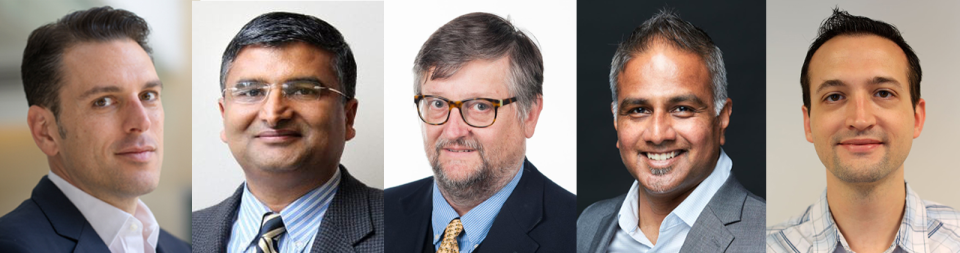 Five headshots of Georgia Tech professors 