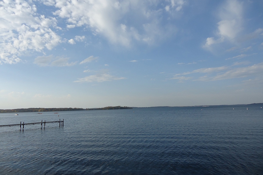 Lake Mendota near Madison, Wisconsin. Georgia Tech researchers used long-term data on the lake’s microbial communities to develop what may be the largest-ever dynamic model of how those communities interact. The School of Civil and Environmental Engineering’s Kostas Konstantinidis says that could help restore sick lakes and may one day help scientists better understand the human body’s microbiome. (Photo: Good Free Photos)