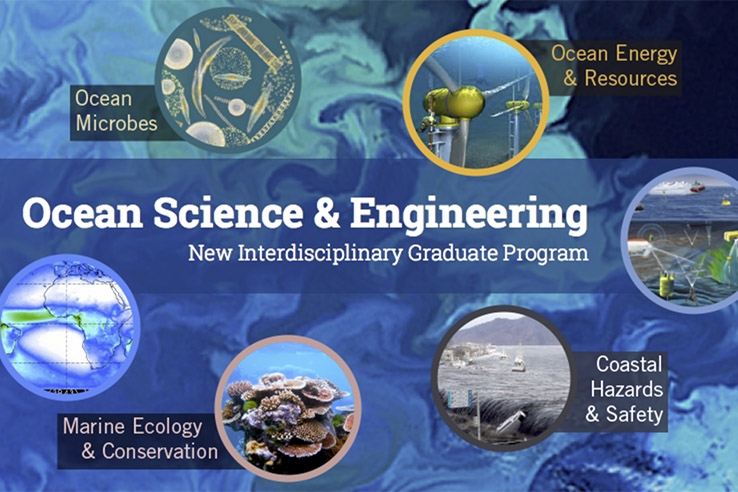 Ocean Science and Engineering webpage screenshot